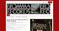 Desktop Screenshot of brommarecords.com